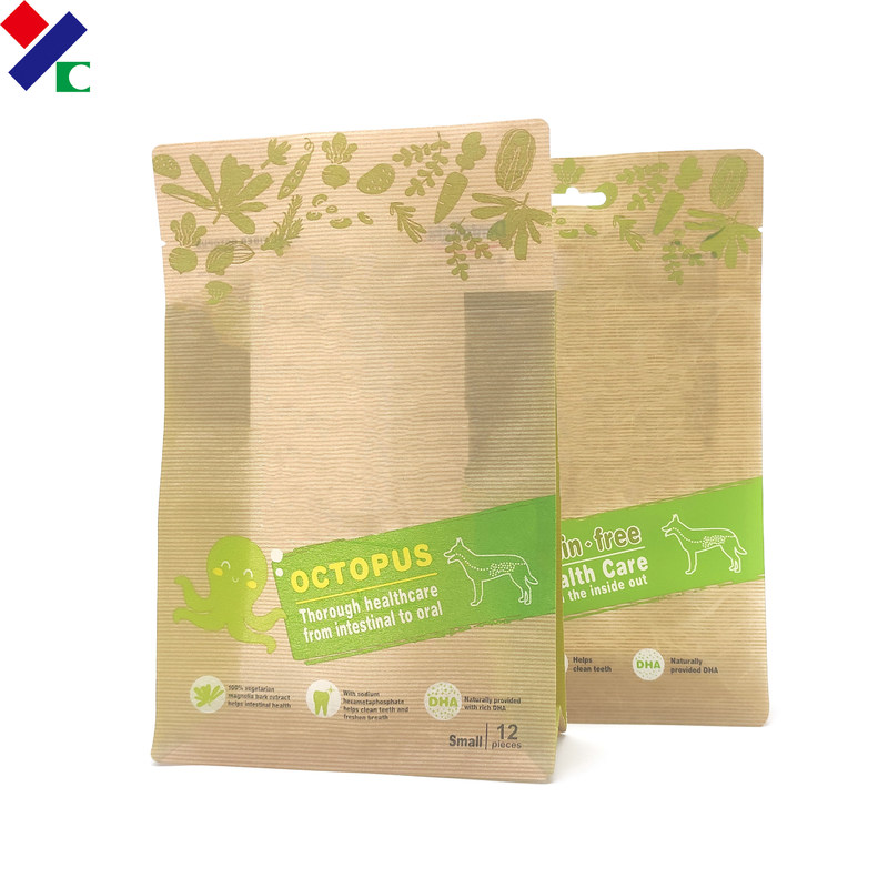 1kg Recycle Ziplock Kraft Paper Food Packaging Bag Stand Up Pouch