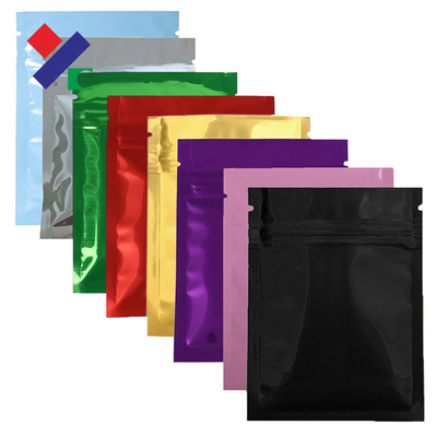 SGS Custom Printed Heat Seal Packaging Bags Three Side Seal Gravure printing