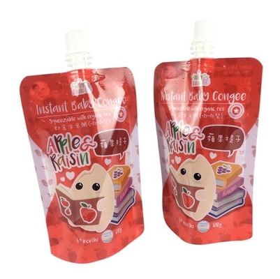 100mic 500ml High End Plastic Stand Up Pouch With Spout Packaging