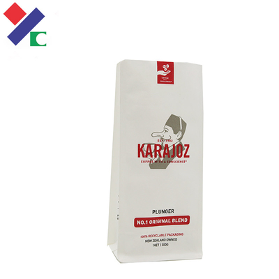 Eco Friendly Coffee Packaging Bags Stand Up Compostable Pouch With Valve 2lb 5lb