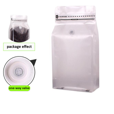 Eco Friendly Coffee Packaging Bags Stand Up Compostable Pouch With Valve 2lb 5lb