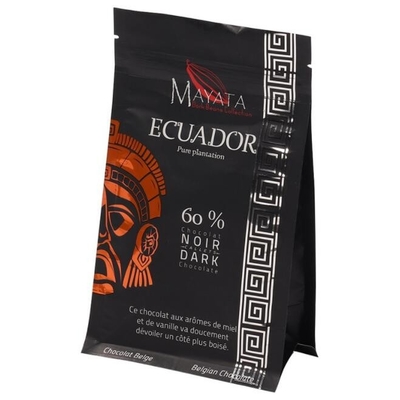One Way Valve Aluminum Foil Packaging Bag , 100 Micron Biodegradable Flat Bottom  Bags
