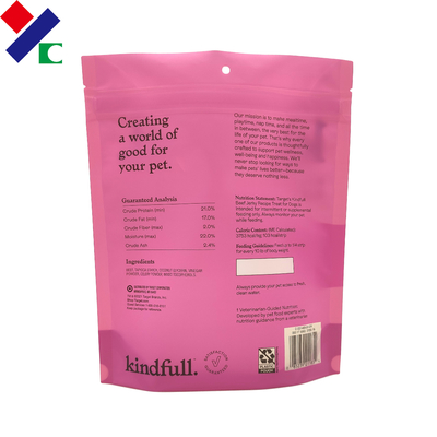 Mylar Printed Biodegradable Stand Up  Bags / Resealable Food Packaging Bags