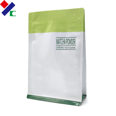 ISO 250g 500g 1kg Flat Bottom Bag With External Zipper