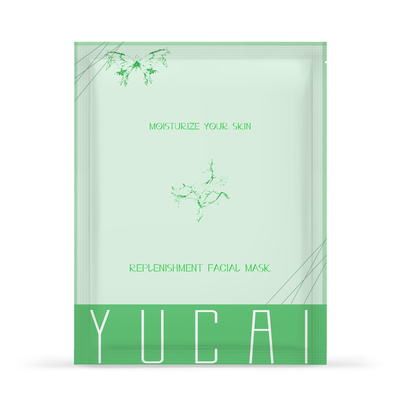 Facial Mask 3 Side Seal Pouch With High Foil Barrier Gravure Printing