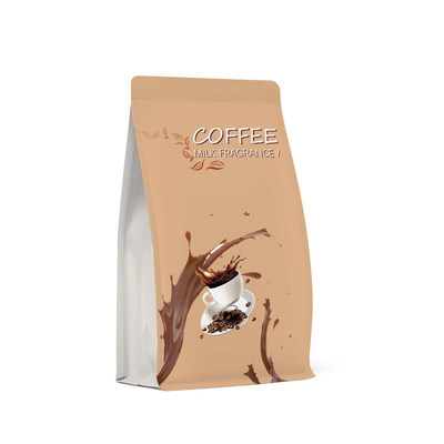 Reusable Side Zipper Heat Sealable Pouches 250G Empty Coffee Beans Storage Bag