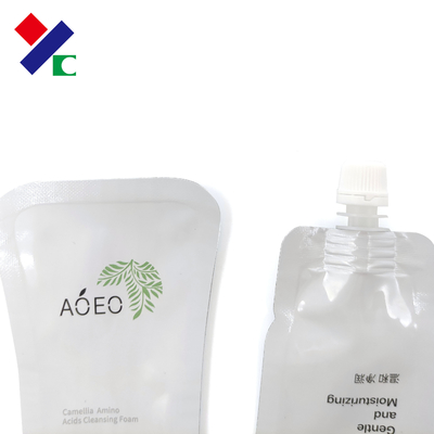 10G 15G Plastic Foil High Barrier Spout Pouch Packaging for Men And Women Cleanser
