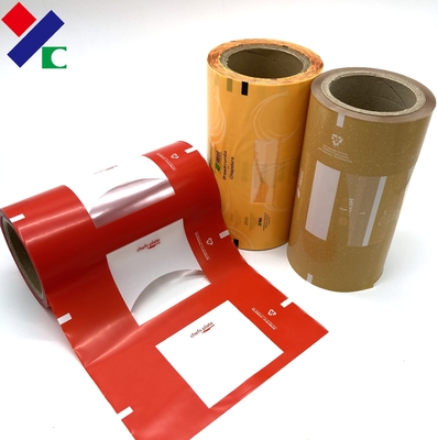 CMYK Wrap Film Roll Easy Tear Ice Pop Jelly Strip Stick Automatic Plastic Packing