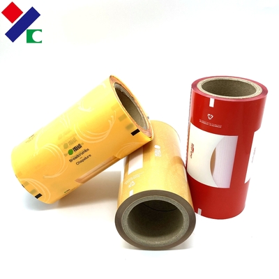 CMYK Wrap Film Roll Easy Tear Ice Pop Jelly Strip Stick Automatic Plastic Packing