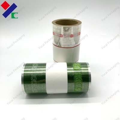 Laminating Food Packaging Plastic Film Roll 160gsm CMYK Printing
