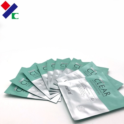 Customized Aluminum Foil Three Side Seal Sachet Bags 25ml