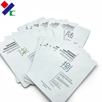 Skincare Facial Care Small Heat Sealed Plastic Bag Waterproof Mylar Packaging