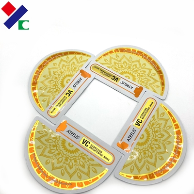 CMKY Heat Seal Bag For Cosmetic Products Customized Shaped Foil Inside