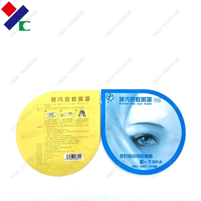 Hight Barrier Aluminum Foil Printed Plastic Pouch 180 micron for Eye Mask