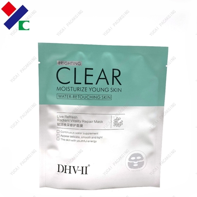 SGS 3 Side Seal Pouch Easy Tear Custom Logo Plastic Mask Packaging Bags