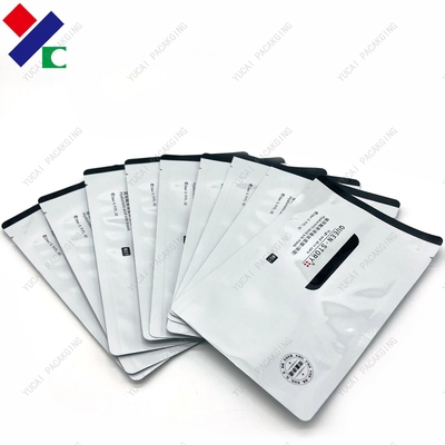 SGS BRC Zip Lock 3 Side Seal Pouch Shiny Printing Mask Bag