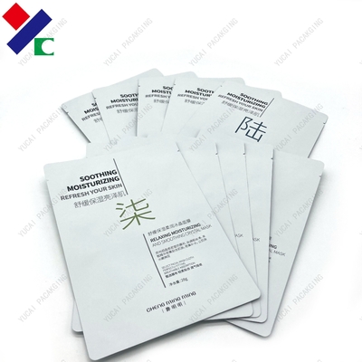 OEM Three Side Seal Pouch Aluminum Foil Facial Mask Bag