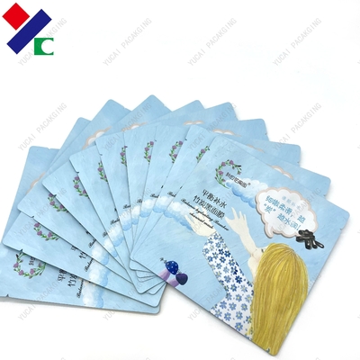 Printed Aluminum Foil Heat Seal Packaging Bags 140 Micron For Eye Mask