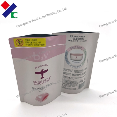Rotogravuer Printing Stand Up Zipper Pouch Aluminum Foil Packaging Bag Cosmetic Products