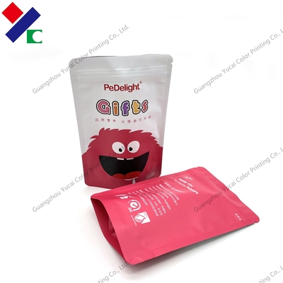 Biodegradable Stand Up  Plastic Packaging Bag For Food And Pet Food