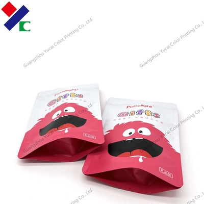 Biodegradable Stand Up  Plastic Packaging Bag For Food And Pet Food