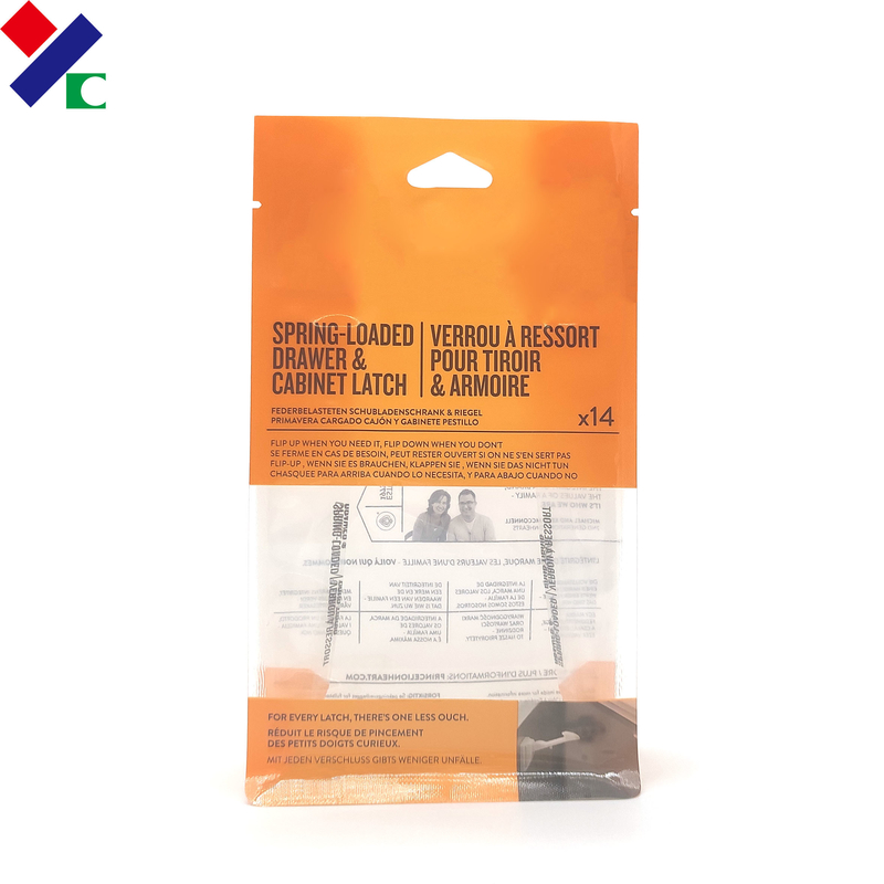 Flat Bottom Recyclable Plastic Bags With Zipper Clear Window