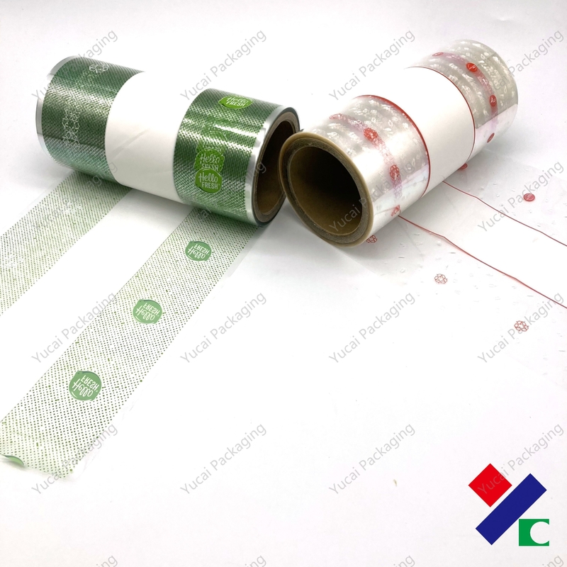 Laminating Food Packaging Plastic Film Roll 160gsm CMYK Printing