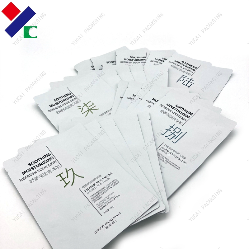 CMYK Non - Dust Mask Bag White Matte Printing Easy Tear Bags