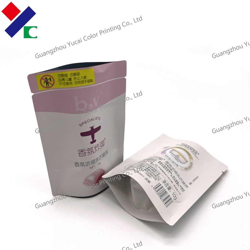Rotogravuer Printing Stand Up Zipper Pouch Aluminum Foil Packaging Bag Cosmetic Products