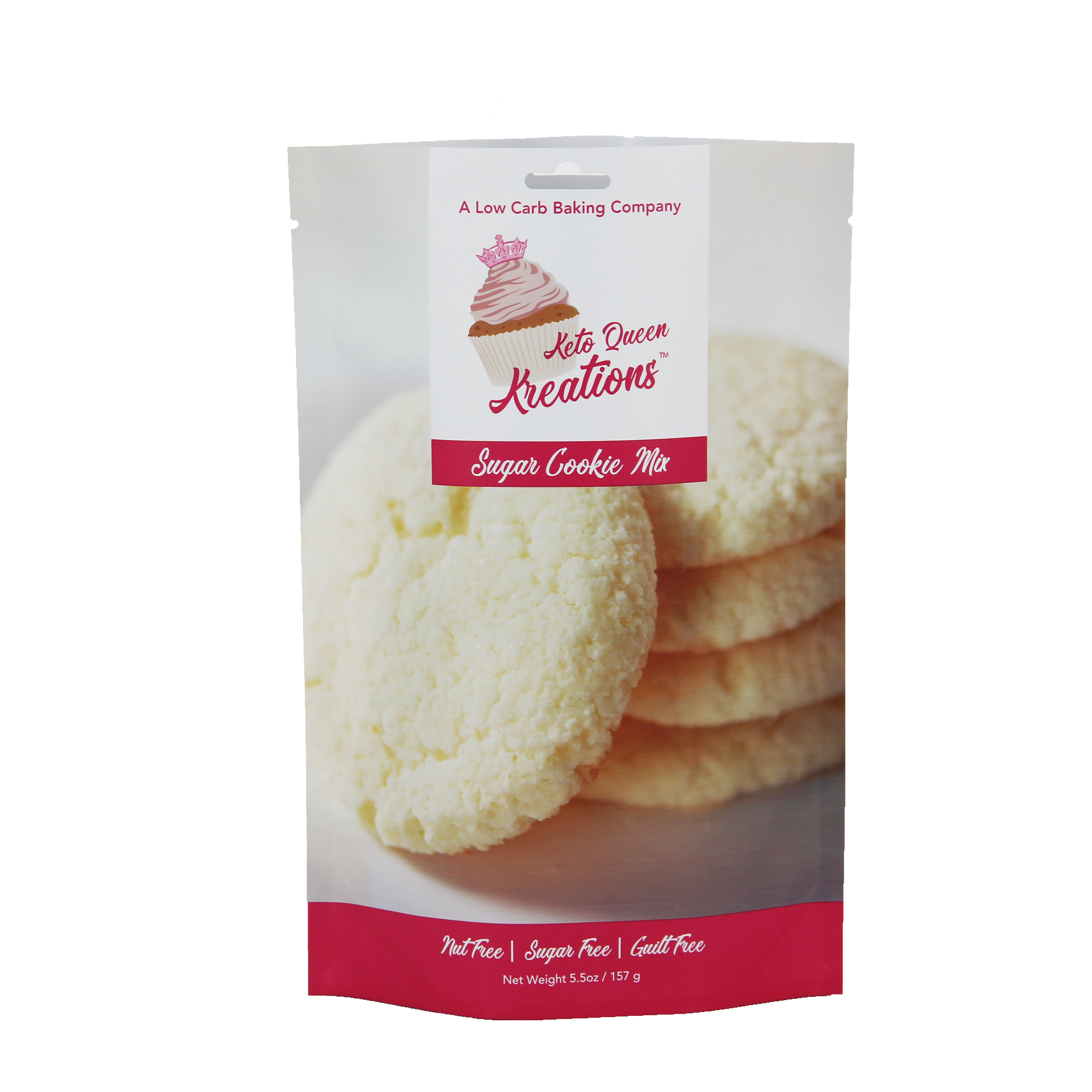 Cookie Chip Stand Up Zipper Pouch Ziplock Bags 300 Micron CMYK Printing