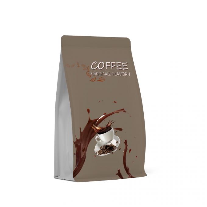 Reusable Side Zipper Heat Sealable Pouches 250G Empty Coffee Beans Storage Bag 0